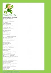 SAINT PATRICKS DAY SONG