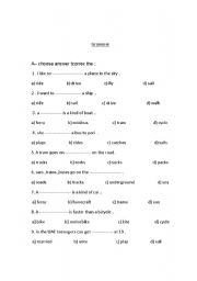 English Worksheet: grammar