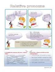 Relative pronouns