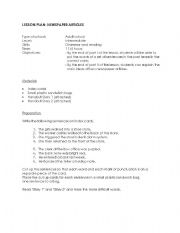 English Worksheet: Newspaper articles