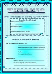 English Worksheet: All about TITANIC part 3/3 UPPER ELEMENTARY
