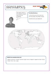 English worksheet: Vocabulary review: Geography