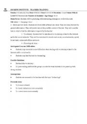 English Worksheet: Reading strategies lesson. 