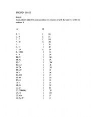 English worksheet: the alphabet