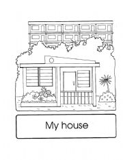 English Worksheet: Parts of the house