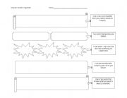 English Worksheet: Cinquain Graphic Organizer