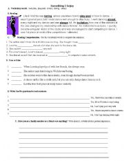 English worksheet: Reading Comprehension