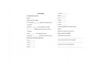English Worksheet: past simple