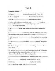 English Worksheet: Grammer 