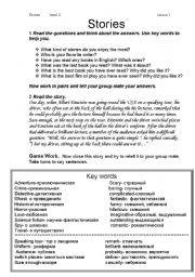 English worksheet: Storied