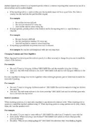 English Worksheet: worksheet