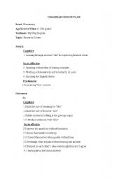 English worksheet: grammar lesson plan 