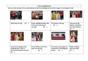 English Worksheet: The Royal Wedding Day