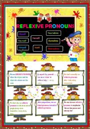 English Worksheet: reflexive pronouns