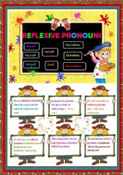 English Worksheet: reflexive pronouns