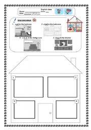 English Worksheet: Parts of the house