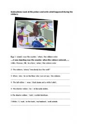 English worksheet: simple past