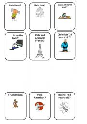 English worksheet: Verb To Be - Making Questions. Negative and Afirmative 1/5