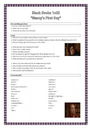 English worksheet: Black Books 1x02 - Mannys first day