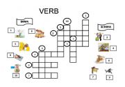 Crossword about Verbs