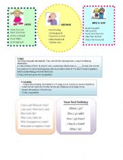 English Worksheet: SPEAKING CARDS- Various topics