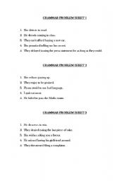 English Worksheet: Betting on Grammar Horses Game