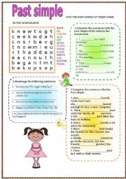 English Worksheet: past simple