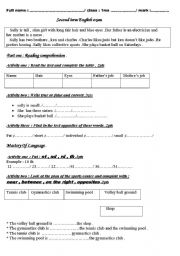 English Worksheet: help
