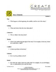 English Worksheet: plot