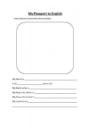 English Worksheet: Passport to English