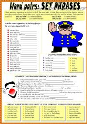 English Worksheet: SET EXPRESSIONS