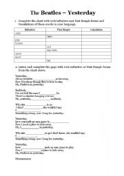 English Worksheet: The Beatles - 