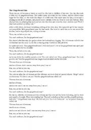 English Worksheet: story telling