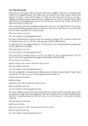 English Worksheet: story telling