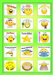 English Worksheet: Teacher Reward Stickers 