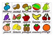 Fruits Flashcards #1 (small)