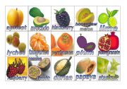 English Worksheet: Fruits Flashcards #2 (small)