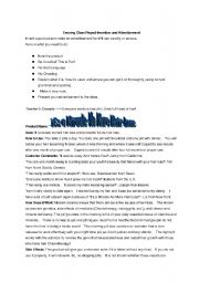 English Worksheet: Create an Invention and Advertisement Project