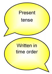 English worksheet: explanation text genre wall display