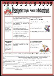 Present Perfect Simple/Present Perfect Continuous