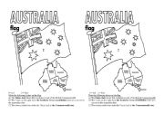 English Worksheet: Australian flag