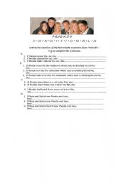 English Worksheet: Friends (1 conditional)