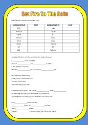 English Worksheet: Set Fire to the Rain - Adele