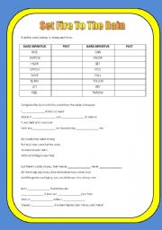 English Worksheet: Set Fire to the Rain - Adele