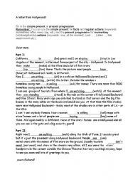 English Worksheet: Hollywood Movie Vocabulary