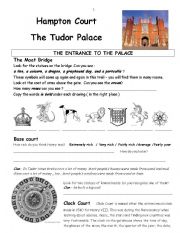 English Worksheet: a visit ti Hampton Court palace 