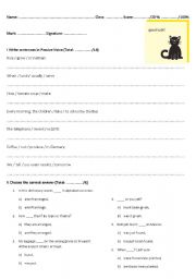 English worksheet: Passive voice