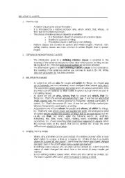 English Worksheet: Relative pronouns