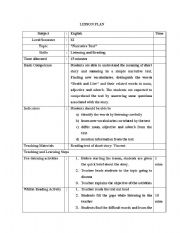 English Worksheet: Vincent 