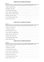 English Worksheet: present simple - grammar exercises